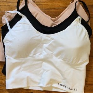 NWOT Laura Ashley Fitted Bralettes